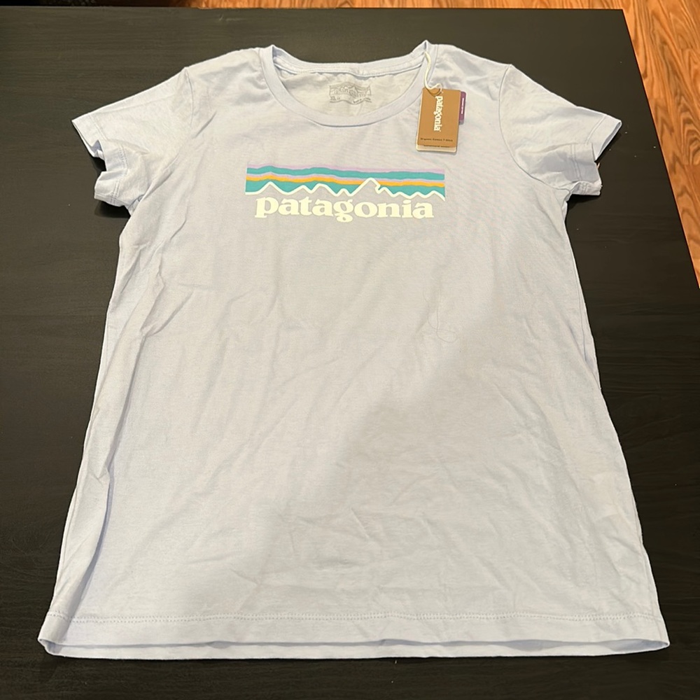 NWT Patagonia Organic Cotton T Shirt Girls XL (Women’s XXS/XS)